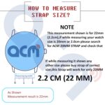 ACM Watch Strap Silicone Belt 22mm compatible with Fastrack Limitless Fs1 Pro Smartwatch Sports Hook Band Light Blue - Image 6