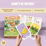 Think n Link Flash Cards | Fruits & Vegetables & Where They Grow Cards, 52 Double-Sided | Montessori Learning, Memory & Logical Thinking | Screen-Free Educational Activity for Kids 2–8 - Image 4