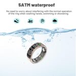 Smart Health Ring for Women Men, Smart Ring Fitness Tracker for iOS & Android, Heart Rate, Blood Oxygen, Blood Pressure, Step Counting, Sleep Monitoring ，5ATM Waterproof, No Subscription Fee - Image 8