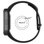 Connexa Replacement Strap Compatible with Redmi Watch 3 Active – Soft Silicone Sport Band for Daily and Fitness Use (Smart Watch NOT Included) - Image 4