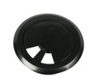 Purple Furnitureᵀᴹ Cable Grommet Durable Plastic Wire Manager Hole Cover for Computer Tables and Desks (64 mm/2.5-inch Diameter, Classic Black) (Pack of 1) - Image 5