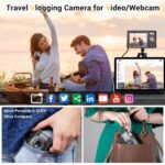 4K Digital Camera 48MP with Autofocus for Photography & YouTube | Compact Vlogging Camera for Travel with Flash, 18X Zoom, Anti-Shake, 32GB SD Card & 2 Batteries | Vintage Style Video Camera - Image 4