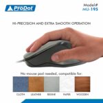 ProDot High-Performance Wired Mouse - Ergonomic Design, Precise Tracking, Universal Compatibility - Ideal for PC, Mac, Gaming, and Office Use (Pack of 2) - Image 4
