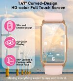 Fitness Tracker with 24/7 Heart Rate, Blood Oxygen Blood Pressure Sleep Monitor, 115 Sports Modes, Step Calorie Counter Pedometer - Image 3