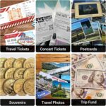 House of Quirk Travel Adventure Archive Shadow Box for Memories, Shadow Keepsake Box with Slot On Top, Life in a Shadow Box Travel Gift Frame (11.5" x 11.5" inch Large, White) - Image 6