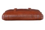 BRAND LEATHER Genuine Leather Laptop Bag for Men/Office | Fits 14|15.6|16 Inch MacBook | Shoulder Straps | Crossbody Messenger - Image 5