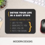 PAPER PLANE DESIGN Mouse Pad Designer Anti Skid Mouse Pads for Desktop and Laptop Computers. D640 - Image 4