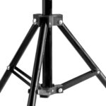 Auslese® Portable Metal Tripod 2 Feet (24 Inch) Long Stand with Lightweight & Adjustable Mobile Clip Holder for All Mobiles & Cameras (Black) (Metal Tripod) - Image 3