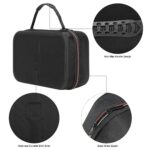 PSS Carrying Case for Nin/tendo Switch, Protective Hard Shell Middle Travel Carry Bag for Nin/tendo Switch Console Pro Controller and Accessories, Rubberized Handle and Shoulder Strap-Black. - Image 5
