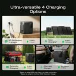 EF ECOFLOW Portable Power Station DELTA 3 1000 Air, 960Wh LiFePO4 (LFP) Battery, 500W AC Output Solar Generator(Solar Panel Optional) for Home Backup Power, Camping & RVs - Image 3