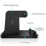 DECODIY 4 in 1 40W Foldable Wireless 40W Fast Charging Stand Station Compatible with iPhones, iWatch, Airpods, Apple Pencil - Image 4