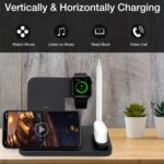 DECODIY 4 in 1 40W Foldable Wireless 40W Fast Charging Stand Station Compatible with iPhones, iWatch, Airpods, Apple Pencil - Image 5