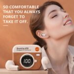 Q85 Retro Gaming Earbuds with 36 Hours Playtime, Bluetooth 5.4 + ENC, 13mm HD BASS Drivers, IPX7 Sweat-Proof,Built-in Mic for Android & iOS - Image 5
