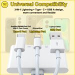 YellowCult 5-in-1 Memory Card Reader for Camera, USB OTG Adapter & SD Card Reader for iPhone 16 15 14 13 iPad Laptop, USB C & USB A Connector with Micro SD & SD Card Slots, Supports Fast Charging - Image 6