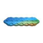 Wrist Rest Keyboard-Keyboard Cloud Wrist Rest Mouse, Desk Cloud Wrist Pad Slip Base for Typing Pain Relief, Non-Slip Base, Cloud Wrist Rest Suitable for Home, Office, Computer- Blue Rainbow 2 - Image 3