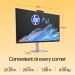 HP OmniStudio X Next Gen AI AIO, Intel Core Ultra 7 258V, 47 Tops,(32GB DDR5,1TB SSD) 4K UHD (3840 x 2160), IPS,550 nits,31.5inch(80.1cm), Win 11, Office24, Meteor Silver, 9.56kg, 32-c1574in - Image 6