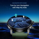 Boat Lunar Oasis w/TBT Navigation, QR Tray, Watch Face Studio, Bluetooth Calling, Emergency SOS 1.43" (3.6 cm) AMOLED Display Fitness Smart Watch for Men & Women(Olive Green) - Image 3