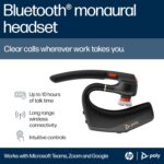 Poly Voyager Legend 50 UC Bluetooth Headset with Charging Case - 4 Noise-Canceling Mics, AI NoiseBlockAI & WindSmart Tech - Bluetooth Headphones with Mic, Smart Call Controls, All-Day Comfort - Image 3