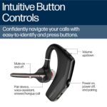 Poly Voyager Legend 50 UC Bluetooth Headset with Charging Case - 4 Noise-Canceling Mics, AI NoiseBlockAI & WindSmart Tech - Bluetooth Headphones with Mic, Smart Call Controls, All-Day Comfort - Image 8