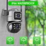 Active Pixel 3MP+3MP =6MP | Dual Lens Smart CCTV Camera | WiFi Wireless IP Home Security Camera | Double Side View | Rotating Pan & Tilt | Outdoor CCTV Camera | Alexa Supported - A5 - Image 5