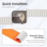 Magnetic Silicone SmartWatch Strap for Apple Watch Ultra2 & Ultra 42,44,45,46,49mm Men & Women Watchband Compatible With iWatch Se10/9/8/7/6/5/4/3/2/1 SE - Image 4