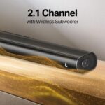 boAt Aavante 2.1 1650, 160W Signature Sound, 2.1-Channel with Wireless Subwoofer, BT v5.4, Multiple Ports, EQ Modes, Bluetooth Sound bar, Home Theatre Soundbar Speaker (Premium Back) - Image 4