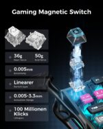 GravaStar V75 PRO Gaming Keyboard with Hall Effect - Cyberpunk - Image 4
