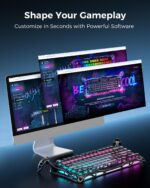 GravaStar V75 PRO Gaming Keyboard with Hall Effect - Cyberpunk - Image 5