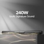 Boat Aavante Bar Quake Pro, 240W Signature Sound, 2.1CH, Wireless Subwoofer, BT v5.3, Multiple Ports, Bass & Treble Controls, Bluetooth Sound bar, Home Theatre Soundbar Speaker (Premium Black) - Image 3