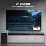 Boat Aavante Bar Quake Pro, 240W Signature Sound, 2.1CH, Wireless Subwoofer, BT v5.3, Multiple Ports, Bass & Treble Controls, Bluetooth Sound bar, Home Theatre Soundbar Speaker (Premium Black) - Image 4