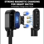 Charger Compatible with CMF by Nothing Watch Pro Charging Cable Replacement Charger Compatible with CMF Watch Pro 2 Smartwatch, Black - Image 5