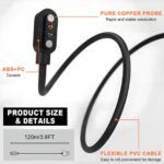 Charger Compatible with CMF by Nothing Watch Pro Charging Cable Replacement Charger Compatible with CMF Watch Pro 2 Smartwatch, Black - Image 6