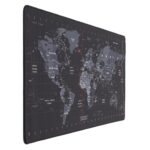 Extended World Map Gaming Mouse Pad – Large Non-Slip Desk Mat with Stitched Edges for Computer & Laptop (80 x 30 x 0.3 CM) - Image 3