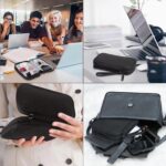 GopinathEcom Polyester Travel Gadget Organizer Bag with Padded Compartments | Portable Tech Accessories Storage Case for Cable, Charger, Power Bank, SSD, HDD & Pen Drive | Compact Electronic Pouch - Image 6