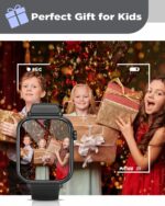 Smart Watch for Kids 6-12 [Kids GPS Tracker/Text/Video Call] Kids Smart Watches Boys Girls, Kids Watch with GPS Tracker, School Mode, Safety Alerts, GPS Tracker for Kids Smart Watch SIM,Jet Black - Image 6