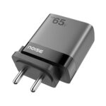 Noise Power Series 65W GaN Charger with Super Fast Charging 4-in-1 Braided Cable (1 meter) : Super Fast Charging Adapter, 3 Ports (2 USB-C Type, 1 USB-A), Supports All iPhones, Android Phones - Image 3