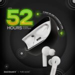 ACwO Dwots Fire India's First in Ear + Half-in-Earbuds in One Case, 3+3 EQ Modes, Wireless Charging Enabled, AI-ENC with Quad Mic - Moon White - Image 3