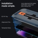 Spigen Ez Fit Privacy Tempered Glass Screen Protector For Iphone 14 Pro Max - 2 Pack for Smartphone - Image 3