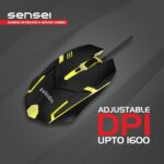 ZEBION Sensei Wired Gaming Keyboard Mouse Combo with RGB Lights, The Backlit Keys are Bright and Sharp, Adjustable DPI with Color Changing RGB Light, Durable Body, 1 Year Warranty - Image 5