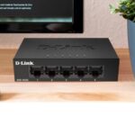 D-Link Ethernet Switch, 5 Port Gigabit Unmanaged Desktop Plug and Play Sturdy Metal Housing Fanless Design EEE (DGS-105GL-V2) - Image 3