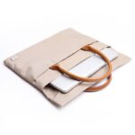 DPARKBAGS Laptop Case Bags | 14 inch Laptop Case with Dedicated Mouse, Watch, Bank Card, Power Bank, Cell Phone and Laptop Compartment Sleeve | Color- Khaki - Image 4