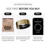 ULTRAHUMAN Ring AIR-Smart Ring Activity Tracker, Size First Sizing Kit,Sleep Tracker,Smart Ring for Men/Women,Fitness Tracker (Bionic Gold, 10) - Image 3