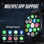 GameSir Evo Vista Premium Smartwatch 1.39" Round Display with Silicon Strep, Bluetooth Calling & Health Monitoring, Multi Sports Modes, Voice Assistant, Waterproof for Men’s & Women’s (Black) - Image 4