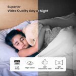 Mini WiFi Full HD IP Camera Wireless CCTV Security with Microphone Cloud Based Storage Night Vision Motion Detection Two Way Communication Supports SD Card Security Camera (IP Camera) - Image 3