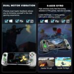 ELECTRO WOLF BSP D7 Wireless Game Mobile Controller for Switch/PS3/PS4 with Hall Joystick/Turbo/6-Axis Gyro/Dual Motor, Controller Support Cloud Gaming/Remote Play for iPhone/Android/PC,D7 - Image 8