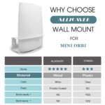ALLICAVER Compatible Wall Mount Orbi WiFi, Sturdy Metal Made Mount Bracket Compatible with Orbi Router RBR20, RBS20, RBK20, RBK23 Tri Band Home WiFi Router- (2 Pack) - Image 4