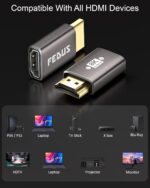 FEDUS 8K Ultra HD HDMI Connector Male to Female Converter, Extension, 2.1 Adapter Extender for TV Led LCD Stick, Xbox, PS4 PS5, Supports 3D HDR, eARC, 8K@60Hz 4K@144Hz Pack-2 - Image 3