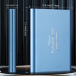 SSD USB 3.1 External Solid State Drives Hard Disk for PC Laptop 2TB Blue - Image 7