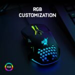 Redgear A-15 Wired Gaming Mouse with Upto 6400 DPI, RGB & Driver Customization for PC(Black) - Image 4