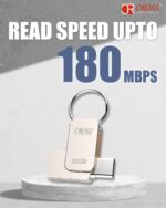 CROSS Type-C OTG 32GB PENDRIVE/Premium Metal Body with USB 3.0 Technology | 180 Mbps HIGH Speed Data Transfer | Compatible with Smartphones, LAPTOPS, TV'S, Gaming Console ETC. (32 GB) - Image 3